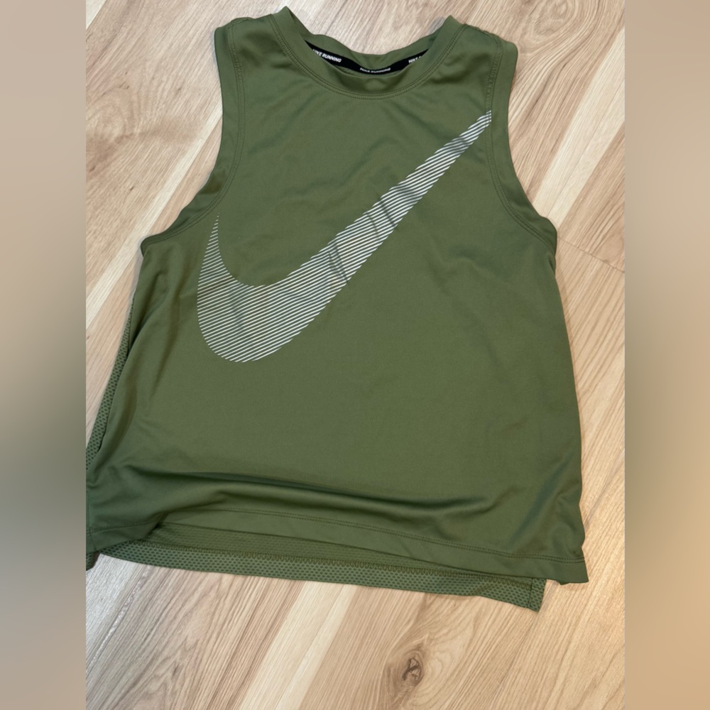 Nike Green Sleeveless Tank Top
